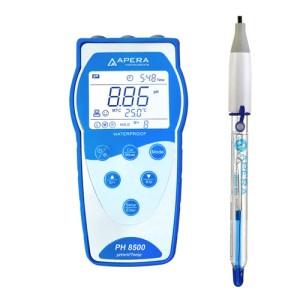 日本池田屋强碱性/高温便携式pH计PH8500-SA（带玻璃pH电极LabSen®843）